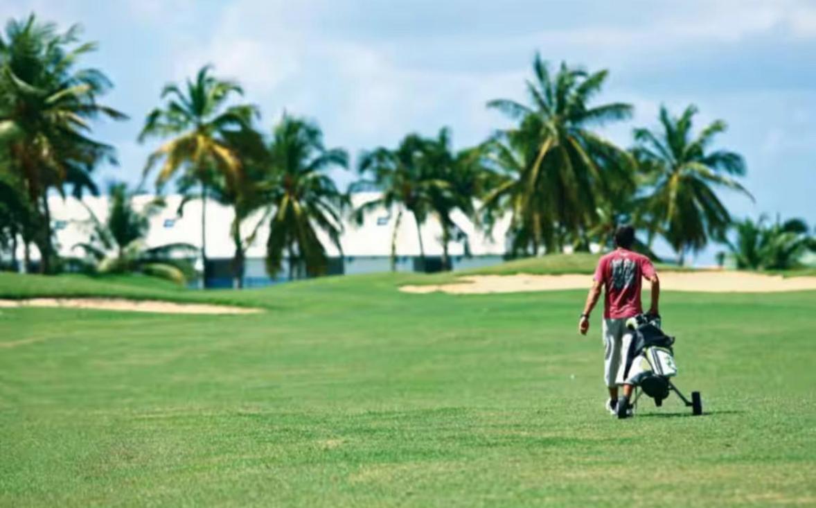 Appart' Cosychik' Vue Golf Au Coeur De La Marina A Pied !! Сен Франсоа Екстериор снимка